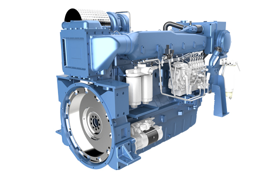 Weichai WD10 series marine diesel engine (140-240kW)