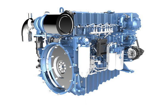 Weichai WP7 series marine diesel engine (110-220kW)