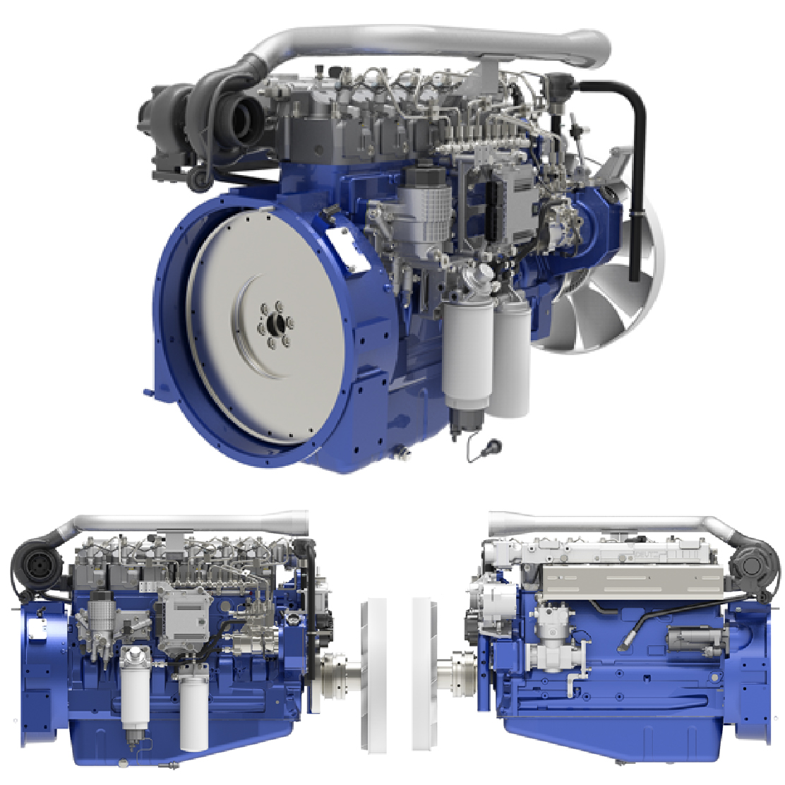 WP7 series engines for cranes