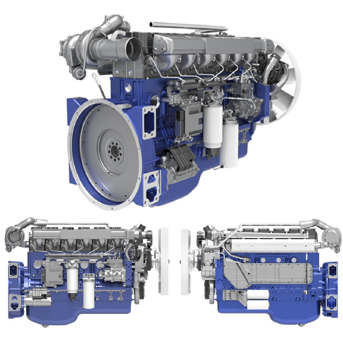 WP10 series engines for cranes