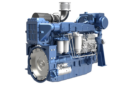 Weichai WD12 series marine diesel engine (220-294kW)