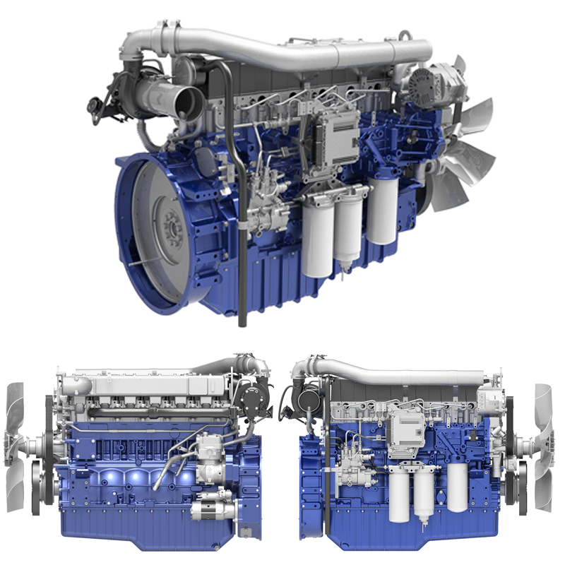 WP7 series engines for loaders